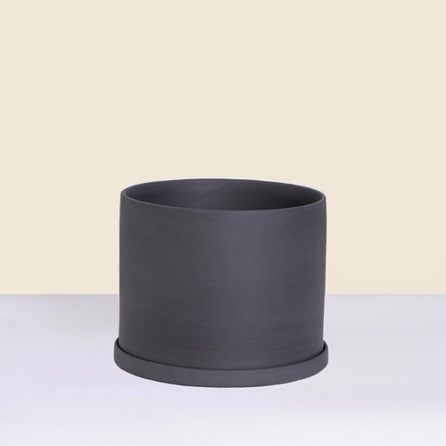 Medium Black Plant Pot