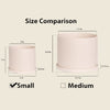 Product Size Comparison Beige Small