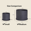 Product Size Comparison Charcoal Bundle