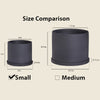 Product Size Comparison for Charcoal Small Pot