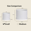 Product Size Comparison Grey Small