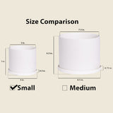 Product Size Comparison White Small